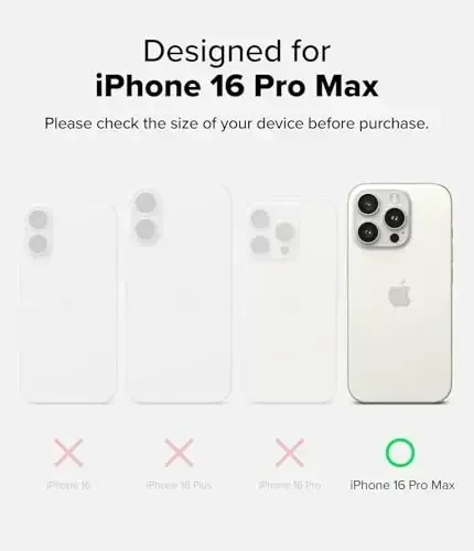 Ringke Onyx for iPhone 16 Pro Max Case, [Feels Good in The Hand] Oil & Dirt Resistant, Individual Lens Covers for Cameras, Non-Slip Enhanced Grip Lightweight Cover - Camo Green - 2