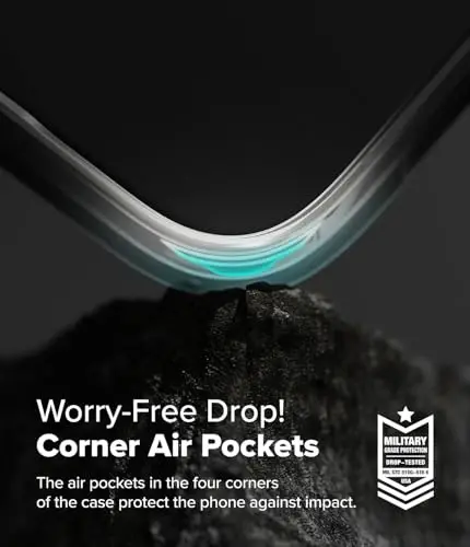 Ringke Onyx for iPhone 16e Case, [Feels Good in The Hand] Oil & Dirt Resistant, Individual Lens Covers for Cameras, Non-Slip Enhanced Grip Lightweight Cover - Black - 5