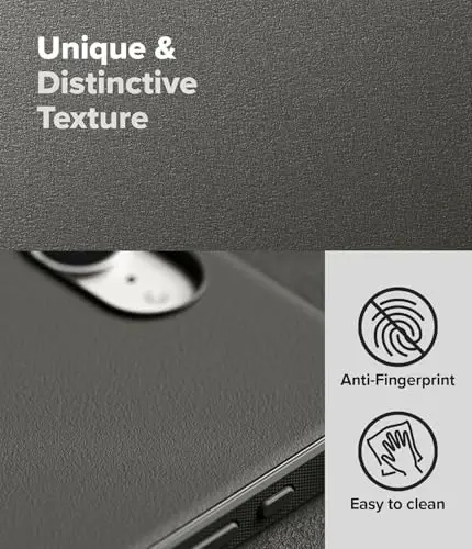 Ringke Onyx for iPhone 16e Case, [Feels Good in The Hand] Oil & Dirt Resistant, Individual Lens Covers for Cameras, Non-Slip Enhanced Grip Lightweight Cover - Gray - 3