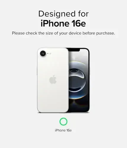 Ringke Onyx for iPhone 16e Case, [Feels Good in The Hand] Oil & Dirt Resistant, Kameralar uchun individual linzalar qoplamalari, Sirpanmaydigan kuchaytirilgan ushlagich yengil qopqoq - Kulrang - 2