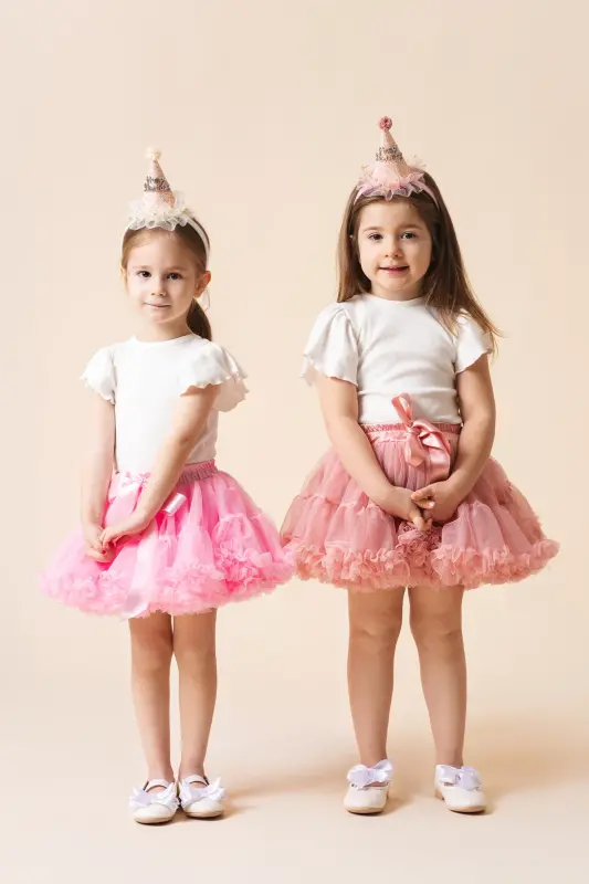 Rio Fiyonk Detaylı Astarlı Kabarık Karnaval Tütü Etek (ŞEKER PEMBE) - ŞEKER PEMBE - 4