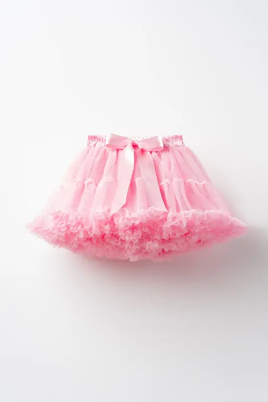 Rio Fiyonk Detaylı Astarlı Kabarık Karnaval Tütü Etek (ŞEKER PEMBE) - ŞEKER PEMBE - 5