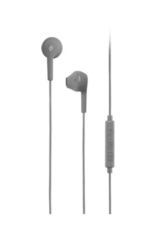 Rio Series In-Ear Headphones with Remote and Microphone Gray - TTEC