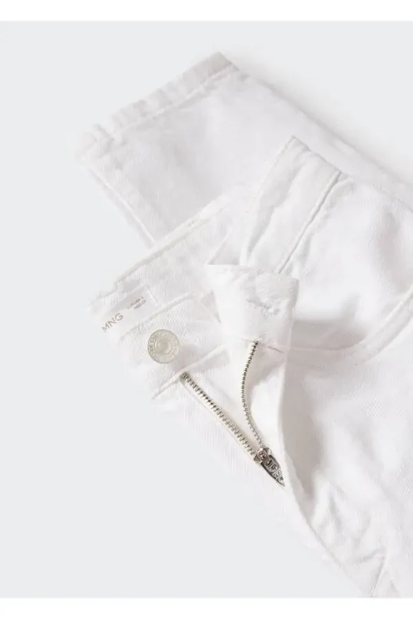 Ripped Detailed Straight Cut Jeans - 5