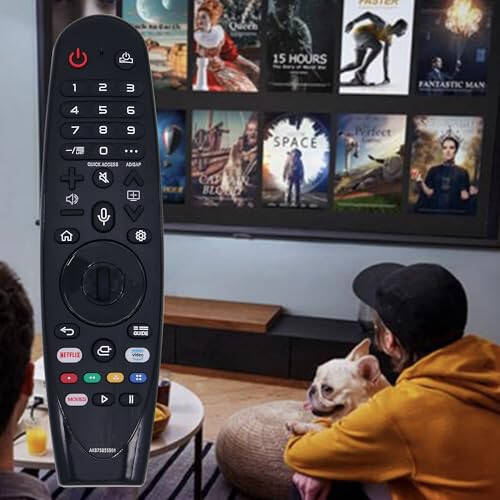 Riry Новый Универсальный Пульт ДУ LG LG Smart TV Magic Remote с Голосовым Управлением и Функцией Указателя Универсальный Пульт ДУ LG для LG UHD OLED QNED NanoCell 4K 8K Моделей Netflix и Prime Video Быстрые Кнопки, Google/Alexa - 12