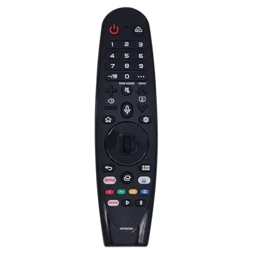 Riry New Universal LG Smart TV Magic Remote with Voice and Pointer Function Universal LG Remote for UHD OLED QNED NanoCell 4K 8K Models Netflix and prim Vide Hot Keys,Google/Alexa - 1