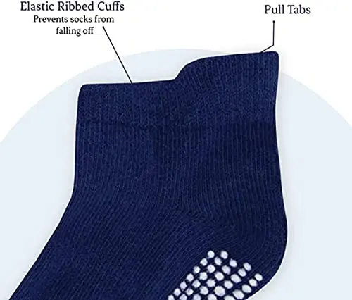 Rising Star Baby Sock, Toddler Sock, Kids Socks Multipacks for Boys and Girls - 3