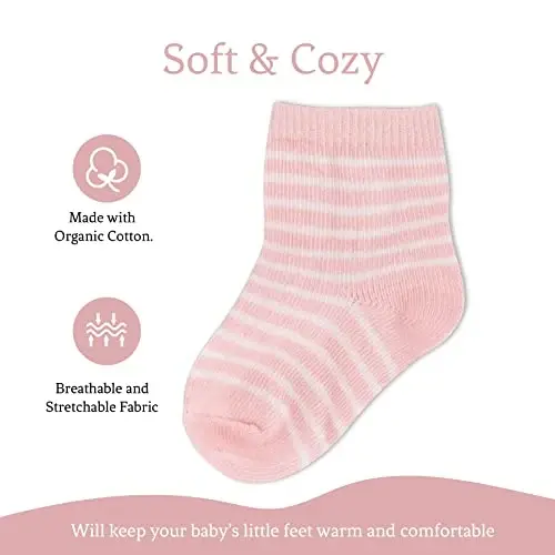 Rising Star Baby Sock, Toddler Sock, Kids Socks Multipacks for Boys and Girls - 3
