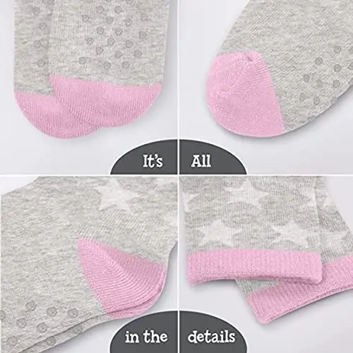 Rising Star Baby Sock, Toddler Sock, Kids Socks Multipacks for Boys and Girls - 4