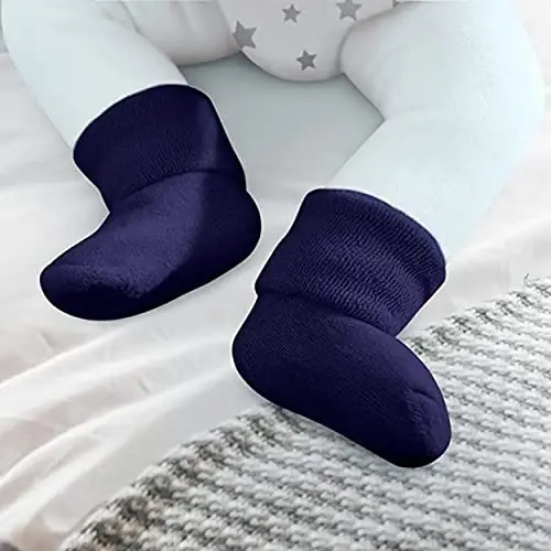 Rising Star Baby Socks for Boys & Girls - Newborn to 12 Months - Thick Cotton Terry Cuff Socks - 3