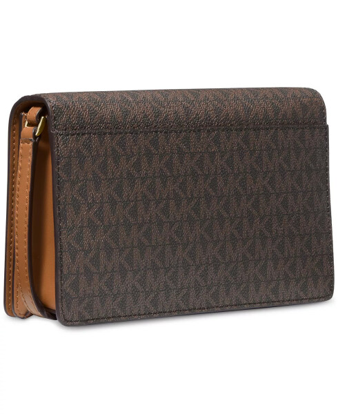 Рюкзак Jet Set Logo Medium Flap Crossbody Brn/acorn - 3