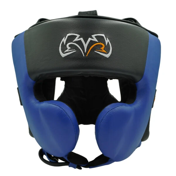 RIVAL Boxing RHG30 Mexican Training Headgear - XL - Black/Blue - RIVAL (1)