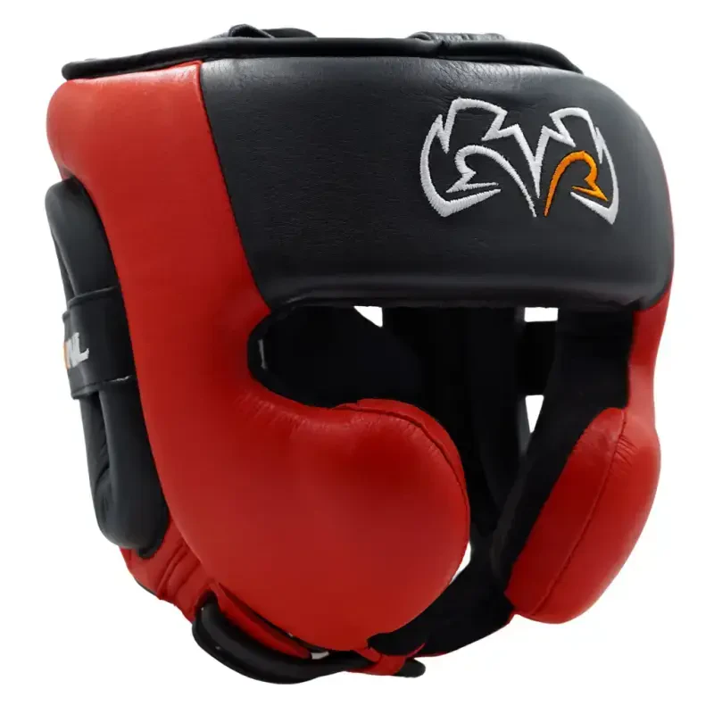 RIVAL Boxing RHG30 Mexican Training Headgear - Small - Black/Red - 1