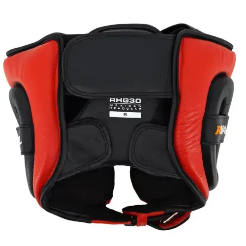 RIVAL Boxing RHG30 Mexican Training Headgear - Small - Black/Red - 3