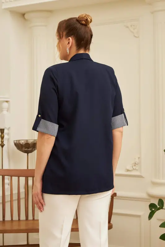 Rmg Atlet Jacket Navy Two Piece Set - 4