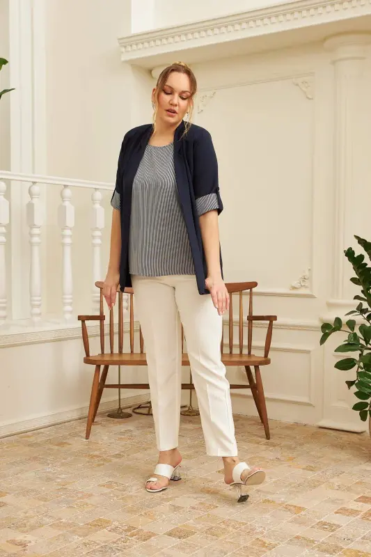 Rmg Atlet Jacket Navy Two Piece Set - 5