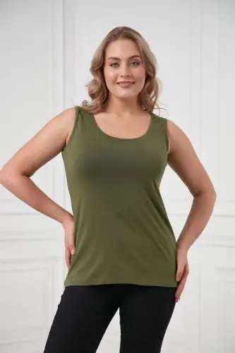 RMG Büyük Beden Haki Atlet - 1