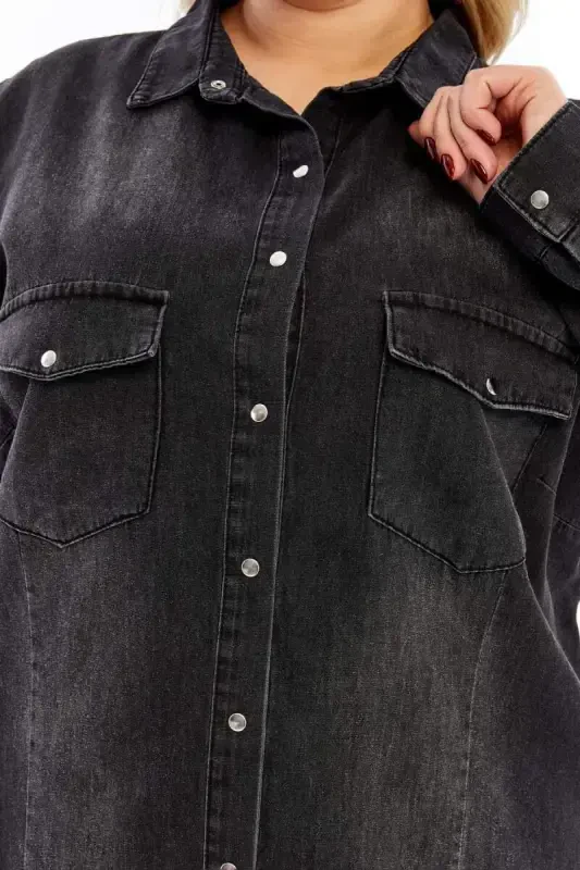 Rmg Plus Size Smoke Shirt - 3