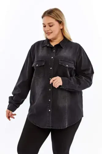 Rmg Plus Size Smoke Shirt - 4