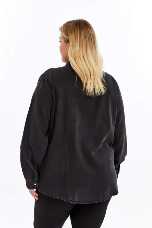 Rmg Plus Size Smoke Shirt - 5