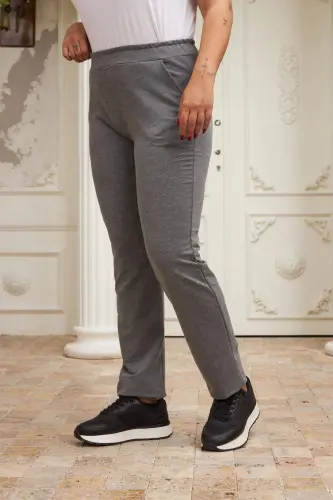 RMG Plus Size Sweatpants Smokey Gray - 3