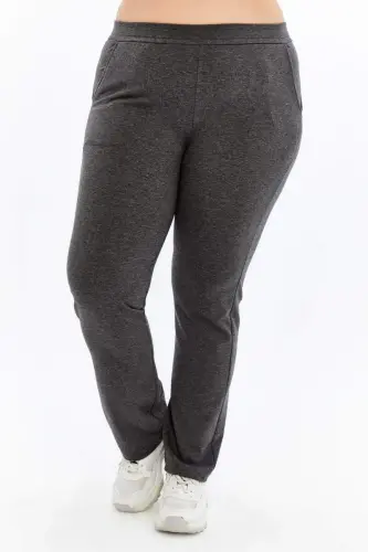 RMG Plus Size Sweatpants Smokey Gray - 1