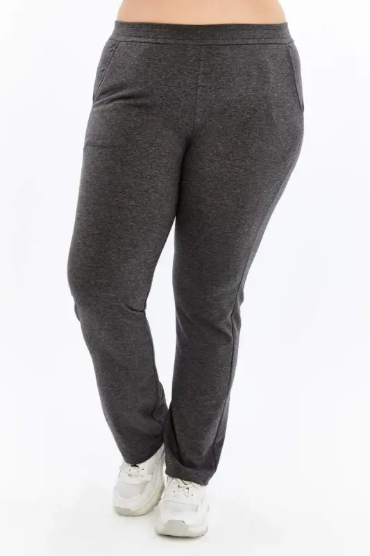 RMG Plus Size Sweatpants Smokey Gray - 1