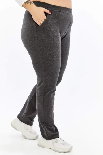 RMG Plus Size Sweatpants Smokey Gray - BÜYÜKBEDENIZ (1)