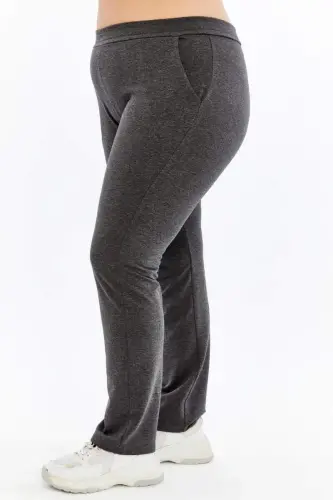 RMG Plus Size Sweatpants Smokey Gray - 4