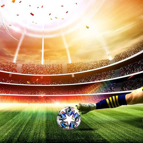 RNNTK 2024 Champions League Football Fans Memorabilia Soccer Regular No. 5 Ball Birthday Present, Size 5 - 3