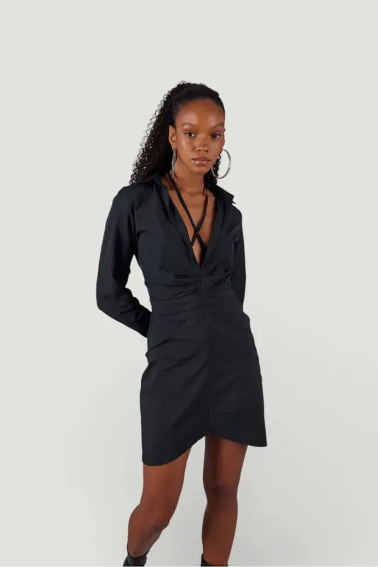 Roar Dress Black-Black - 2