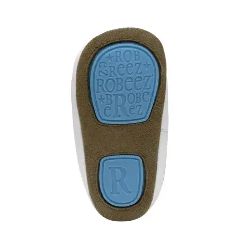 Robeez Baby Boys and Unisex First Kicks Slip Resistant Shoes & Sneakers for Infant and Toddler - 5