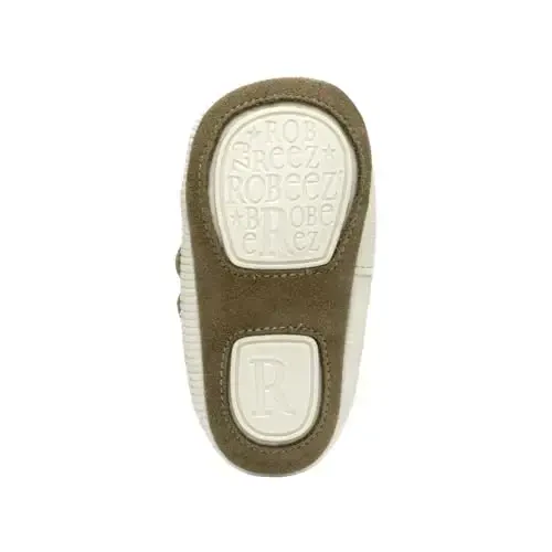 Robeez Baby Boys and Unisex First Kicks Slip Resistant Shoes & Sneakers for Infant and Toddler - 4