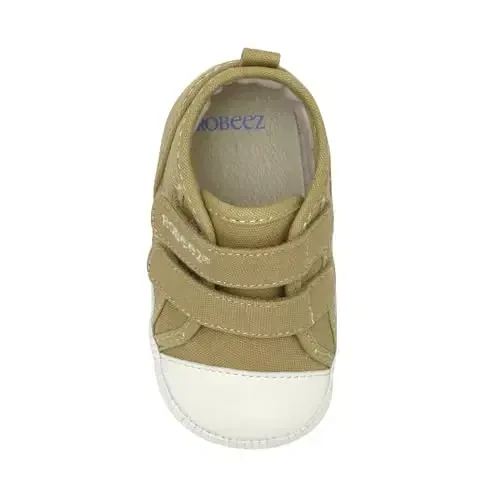 Robeez Baby Boys and Unisex First Kicks Slip Resistant Shoes & Sneakers for Infant and Toddler - 5