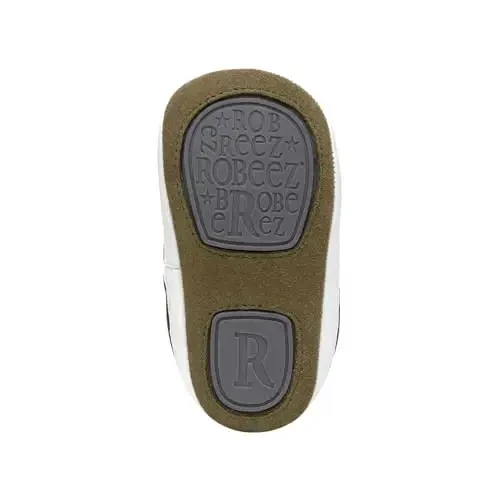 Robeez Baby Boys and Unisex First Kicks Slip Resistant Shoes & Sneakers for Infant and Toddler - 3