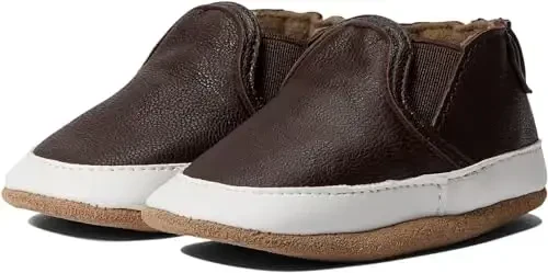 Robeez Baby Boys and Unisex Soft Soles Slip-Resistant Crib Shoes Slippers Moccasins for Infant and Toddler, 0-24 Months - 1