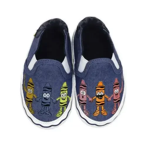 Robeez Baby Boys and Unisex Soft Soles Slip-Resistant Crib Shoes Slippers Moccasins for Infant and Toddler, 0-24 Months - 1