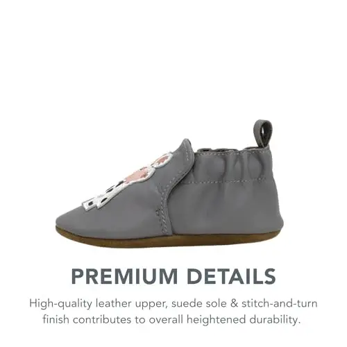 Robeez Baby Boys and Unisex Soft Soles Slip-Resistant Crib Shoes Slippers Moccasins for Infant and Toddler, 0-24 Months - 3