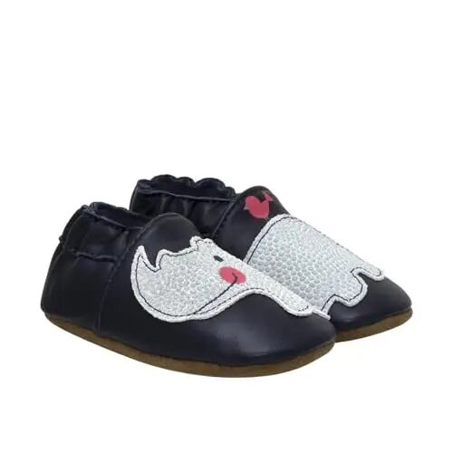 Robeez Baby Boys and Unisex Soft Soles Slip-Resistant Crib Shoes Slippers Moccasins for Infant and Toddler, 0-24 Months - 3