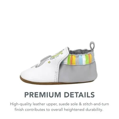 Robeez Baby Boys and Unisex Soft Soles Slip-Resistant Crib Shoes Slippers Moccasins for Infant and Toddler, 0-24 Months - 3
