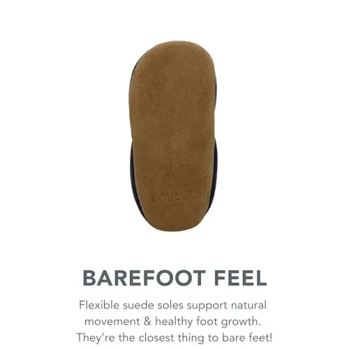 Robeez Baby Boys and Unisex Soft Soles Slip-Resistant Crib Shoes Slippers Moccasins for Infant and Toddler, 0-24 Months - 3