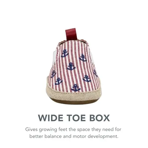 Robeez Baby Boys and Unisex Soft Soles Slip-Resistant Crib Shoes Slippers Moccasins for Infant and Toddler, 0-24 Months - 5