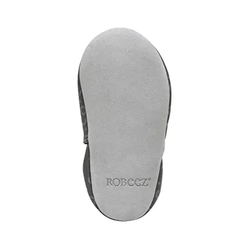 Robeez Baby Boys and Unisex Soft Soles Slip-Resistant Crib Shoes Slippers Moccasins for Infant and Toddler, 0-24 Months - 5