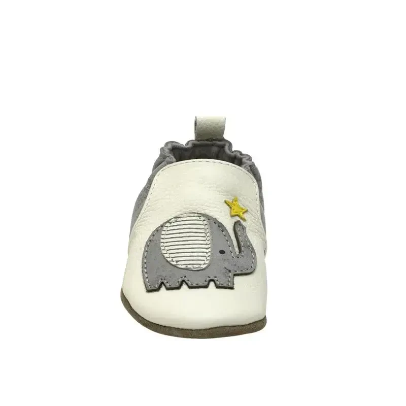 Robeez Baby Boys and Unisex Yumshoq Tagliklar Sirpanishga Qarshi Krovat Poyabzallari Shappaklar Mokasinlar Chaqaloq va Go'daklar uchun, 0-24 Oy - 2