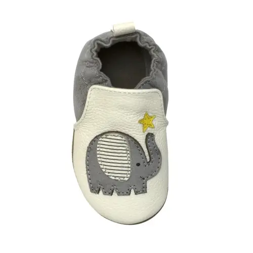 Robeez Baby Boys and Unisex Yumshoq Tagliklar Sirpanishga Qarshi Krovat Poyabzallari Shappaklar Mokasinlar Chaqaloq va Go'daklar uchun, 0-24 Oy - 5