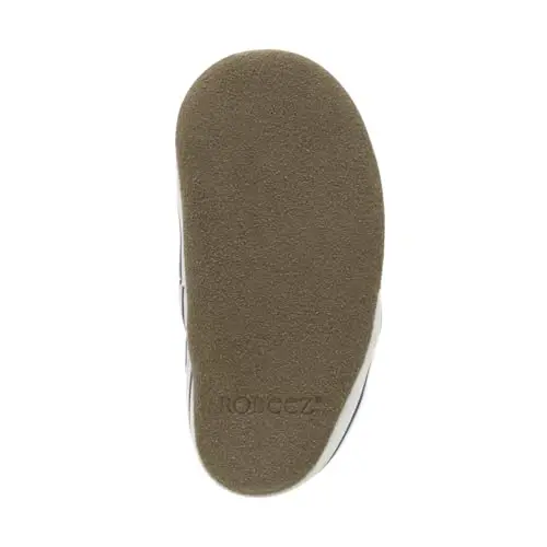 Robeez Baby Boys and Unisex Soft Soles Slip-Resistant Crib Shoes Slippers Moccasins for Infant and Toddler, 0-24 Months - 5