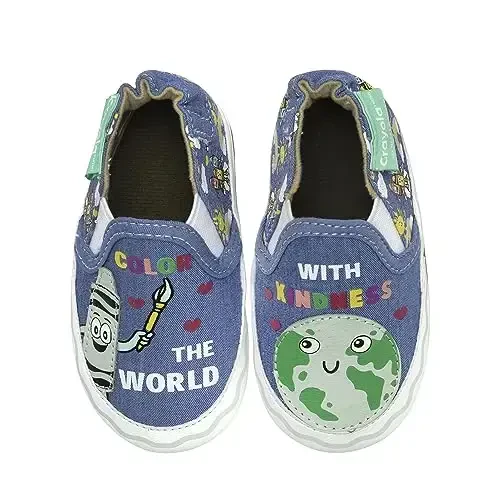 Robeez Baby Boys va Unisex Yumshoq tagliklar Sirpanishga qarshi Krovat poyabzallari Tapochkalar Mokasinlar Chaqaloq va o'smirlar uchun, 0-24 oy - 5