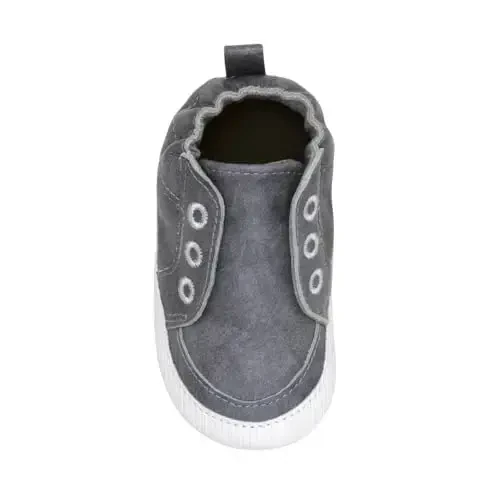 Robeez Baby Boys va Unisex Yumshoq Tagliklar Sirpanishga Qarshi Krovat Poyafzallari Oyoq Kiyimlari Mokasinlar Chaqaloq va Go'daklar uchun, 0-24 Oy - 3