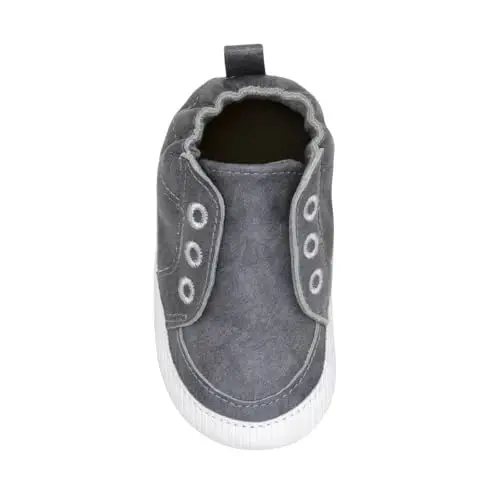Robeez Baby Boys va Unisex Yumshoq Tagliklar Sirpanishga Qarshi Krovat Poyafzallari Oyoq Kiyimlari Mokasinlar Chaqaloq va Go'daklar uchun, 0-24 Oy - 3