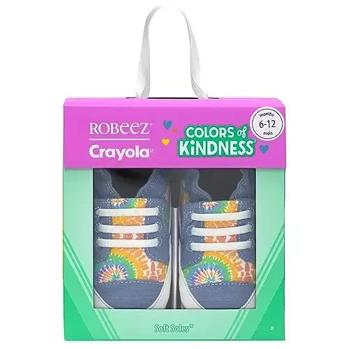 Robeez Baby Girls and Unisex Soft Soles Slip-Resistant Crib Shoes Slippers for Infant and Toddler, 0-24 Months - 6